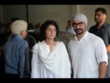 Aamir Khan and Kiran Rao at Vinod Khanna's Prayer Meet | SpotboyE