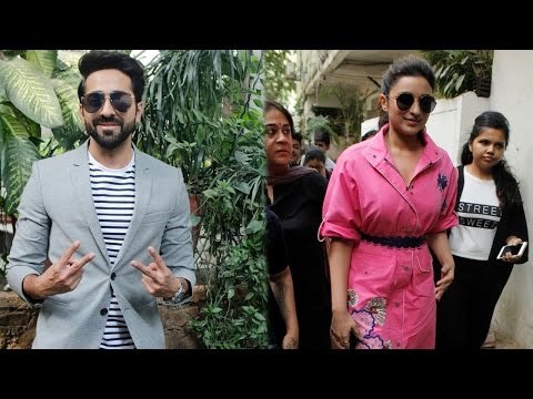 Ayushmann Khurrana and Parineeti Chopra Continue their Promotional Spree | SpotboyE