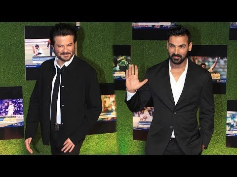Anil Kapoor and John Abraham at Sachin: A Billion Dreams Premiere | SpotboyE