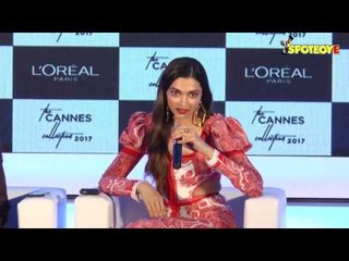 Deepika Padukone unveils L'Oréal Paris Cannes collection 2017- Part- 2 | SpotboyE