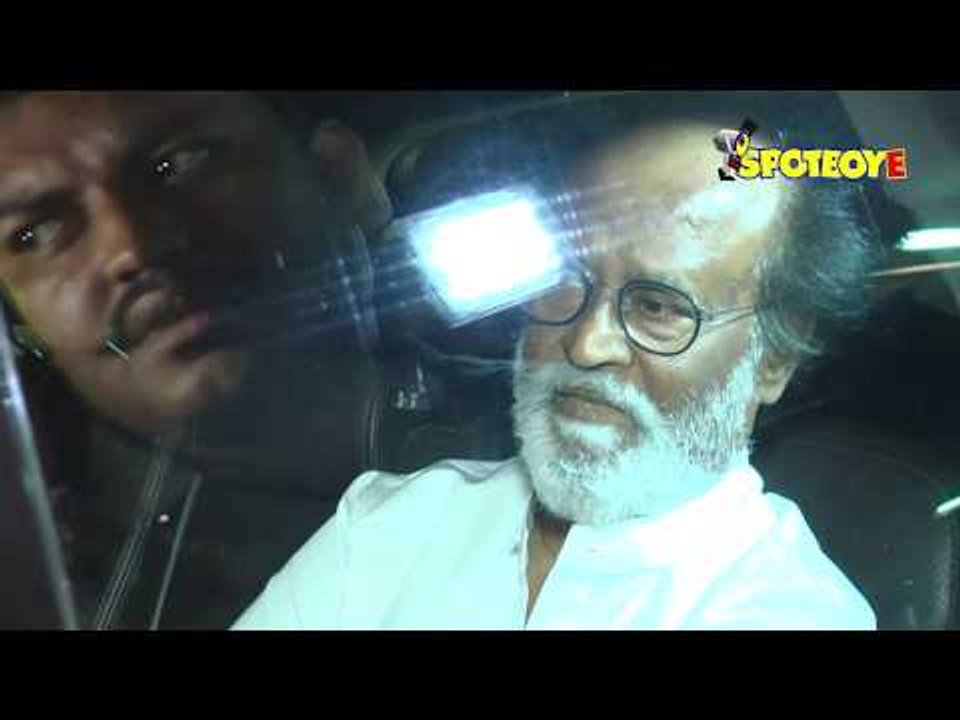 SPOTTED- Rajinikanth Arrives in Mumbai to shoot for Kaala | SpotboyE