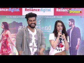 Download Video: UNCUT- Arjun Kapoor and Shraddha Kapoor interact with media for Half Girlfriend- Part-2 | SpotboyE