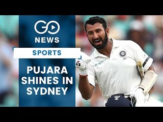 Pujara Ton Propels India At Sydney