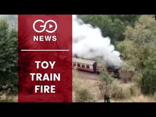 Fire On Kalka-Shimla Toy Train