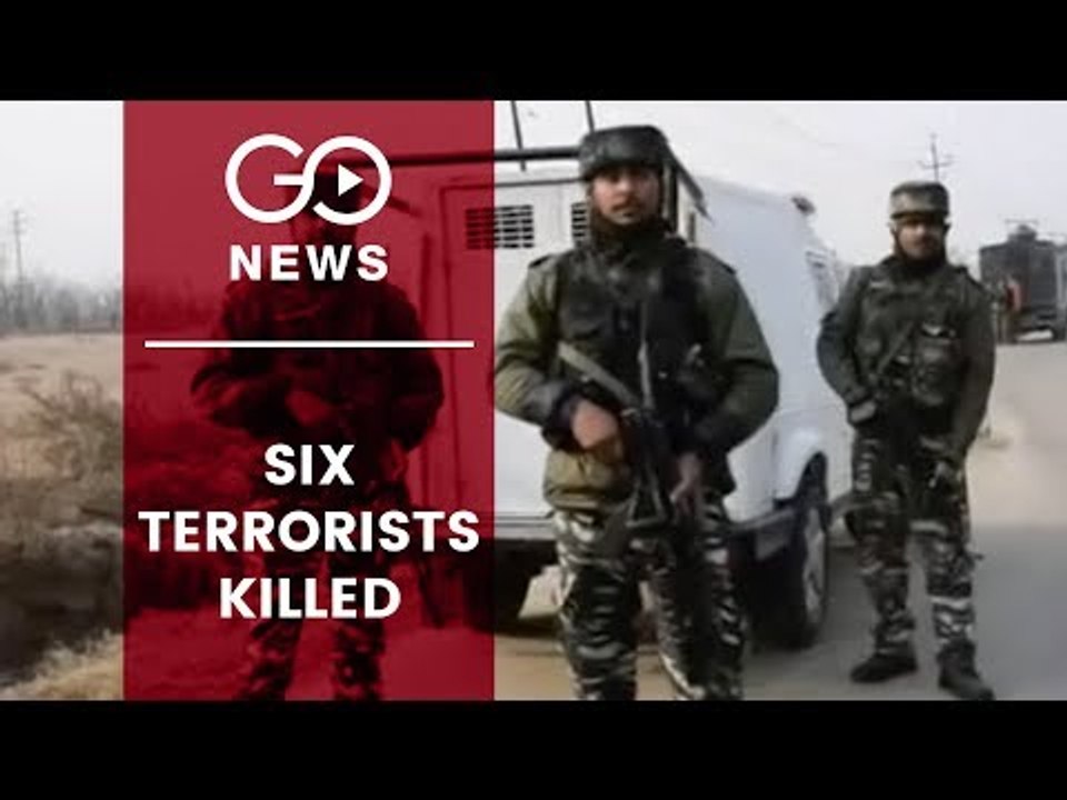 6 Terrorists Killed In J&K