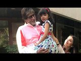 Aaradhya Bachchan Waves At Grandfather Amitabh Bachchan’s Fans | SpotboyE