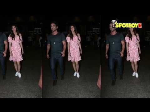 SPOTTED: Sushant Singh Rajput, Kriti Sanon, Ranbir Kapoor at the Airport| SpotboyE