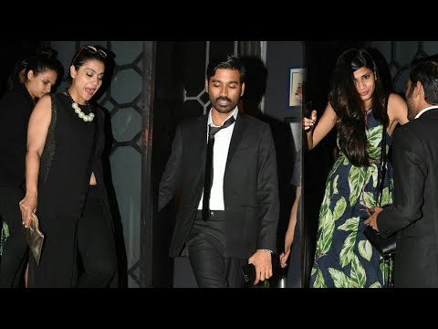 Kajol, Dhanush, Soundarya Rajinikanth Party Together after VIP 2 Trailer & Song Launch | SpotboyE