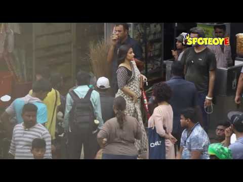 SPOTTED: Vidya Balan on the Sets of Tumhari Sulu | SpotboyE
