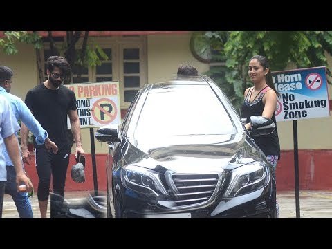SPOTTED: Shahid Kapoor and Mira Rajput Post Gym Session | SpotboyE