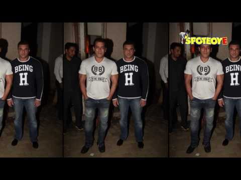 SPOTTED: Salman Khan and Sohail Khan at the Promotions of Tubelight | SpotboyE