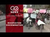 Differently Abled AMU Students Protest