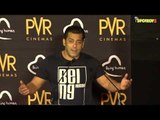UNCUT- Salman Khan At Pvr Cinemas For Being Human Foundation- Part-1 | SpotboyE