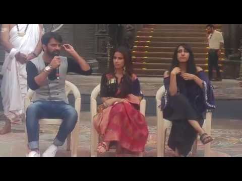 Barun Sobti, Shivani Tomar And Gul Khan giving their bytes at Iss Pyaar Ko Kya Naam Doon 3 Launch