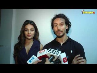 Tiger Shroff and Nidhhi Agerwal at a Promotional Spree for Munna Michael | SpotboyE