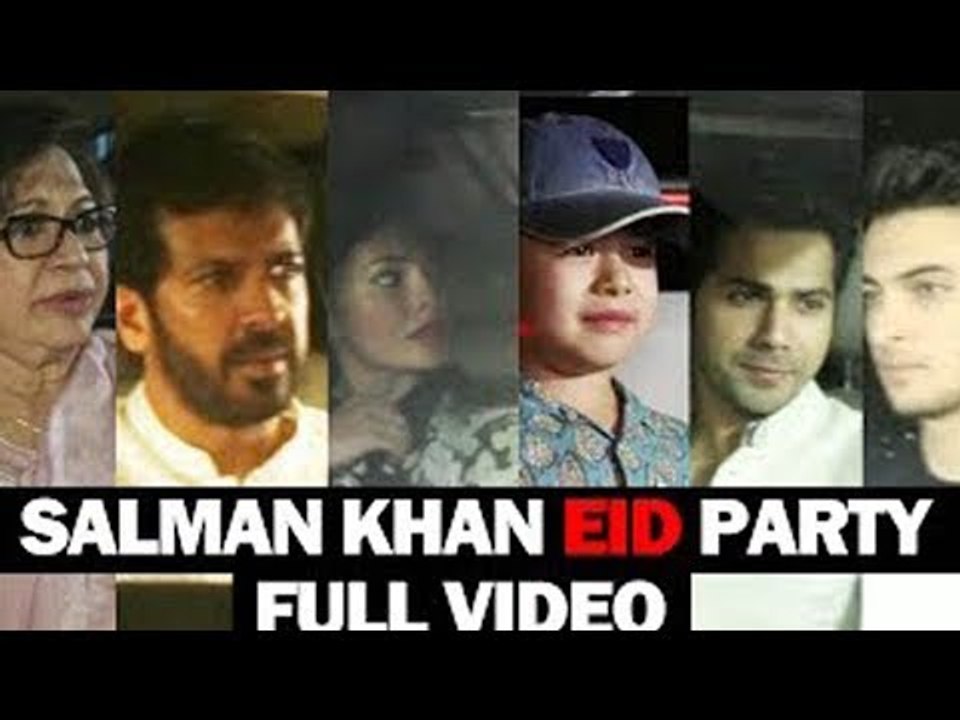 Salman Khan Eid Party 2017: Matin Rey Tangu, Iulia Vantur, Varun Dhawan, Kabir Khan | SpotboyE