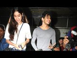 SPOTTED: Jhanvi Kapoor and Ishaan Khattar  at the Screening of Baby Driver | SpotboyE