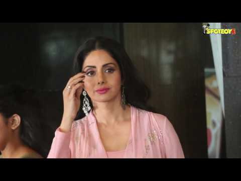 SPOTTED: Sridevi, Nawazuddin Siddiqui & Akshaye Khanna at the Promotions of MOM | SpotboyE