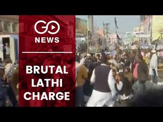 Brutal Lathi-Charge At RLSP Rally