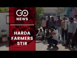 Farmers On Dharna For Water In MP