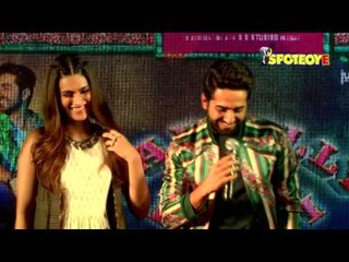 UNCUT-Ayushmann Khurrana, Kriti Sanon, Rajkummar Rao at Twist Kamariya Song Launch-Part-1 | SpotboyE