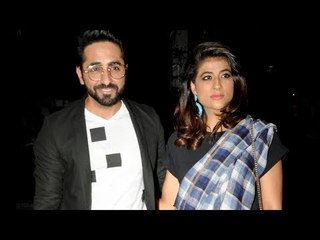 Ayushamnn Khurrana at Toilet Ek Prem Katha Screening | SpotboyE