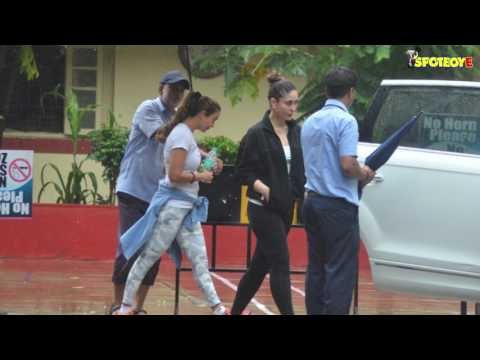 SPOTTED- Kareena Kapoor and Amrita Arora Post Gym Session | SpotboyE
