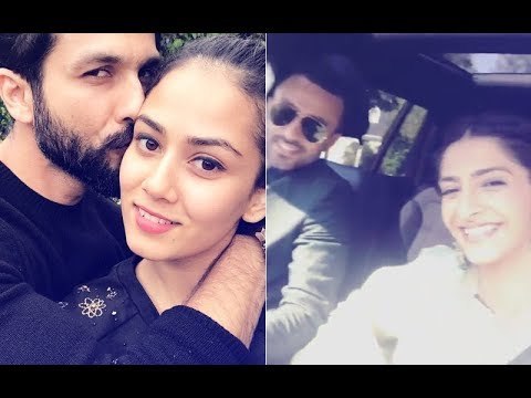 LOVE IS IN THE AIR: Shahid Kapoor Kisses Mira Rajput, Sonam Kapoor-Anand Ahuja Set Out For A Drive