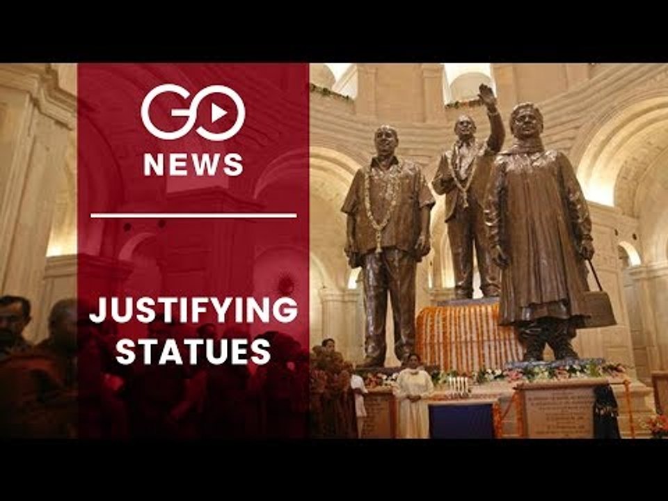 Mayawati Defends Building Of Statues
