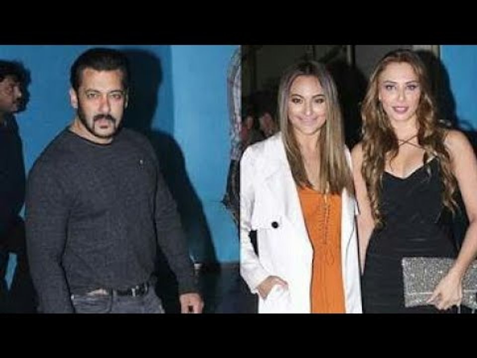 Salman Khan, Sohail Khan, Malaika Arora, Sonakshi-Iulia,  at Arbaaz Khan's 50th Birthday Bash