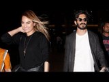 SPOTTED- Sonakshi Sinha and Harshvardhan Kapoor at the Airport | SpotboyE