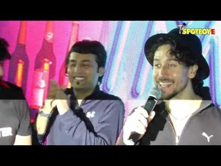 UNCUT- Tiger Shroff Joins the Morning Fitness Party | SpotboyE