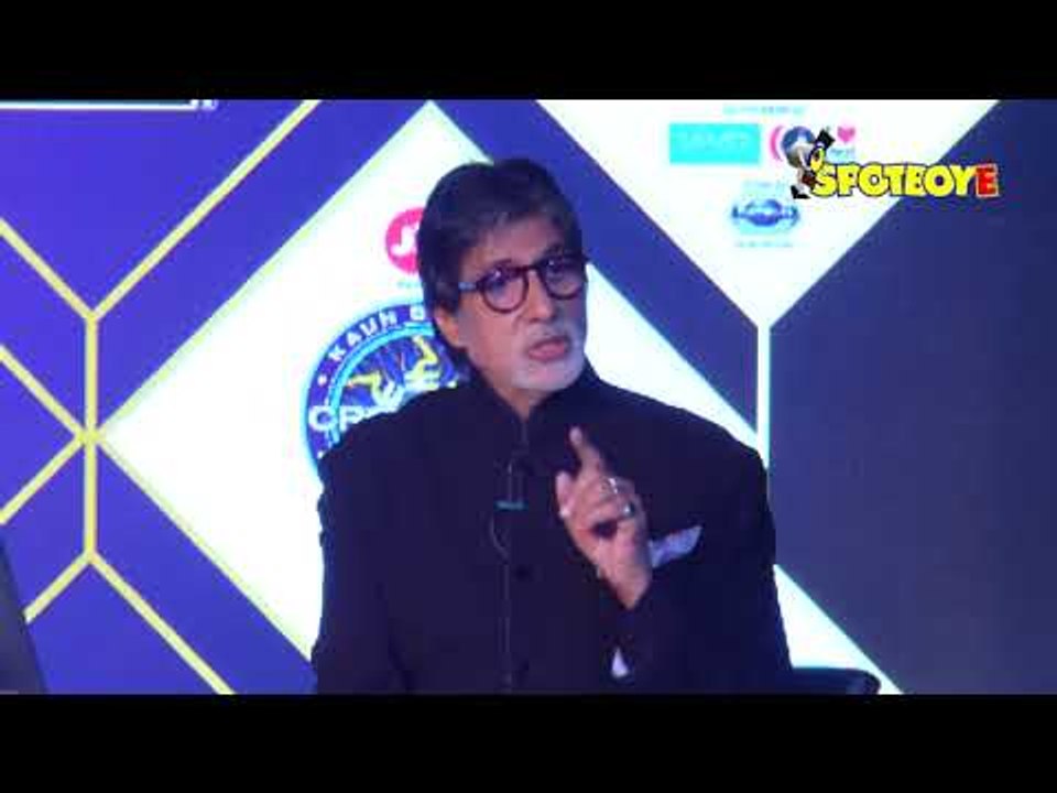 UNUCT- Amitabh Bachchan launches Kaun Banega Crorepati Season 9- Part-2 | SpotboyE
