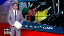 Oil price rollback, epektibo na ngayong araw