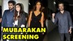 Arjun Kapoor, Anil Kapoor, Athiya Shetty, Ilean D'cruz at Mubarakan Screening | SpotboyE