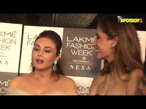 UNCUT- Preity Zinta Slayed In A MAJOR Bridal Gown At Lakme Fashion Week 2017- Part-1 | SpotboyE