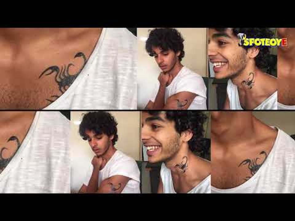 Ishaan Khattar Sports Numerous Tattoos In Film Debut Beyond the Clouds | SpotboyE