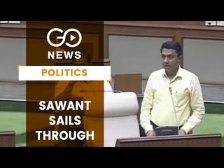 Sawant Clinches Goa Trust Vote