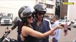 Sidharth Malhotra and Jacqueline Fernandez Goes on a Bike Ride for A Gentleman Promotions | SpotboyE