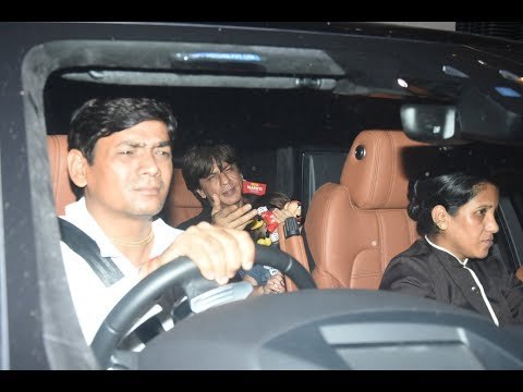 SPOTTED: Shahrukh Khan with Abram and Nita Ambani at Gauri Khan's Store | SpotboyE