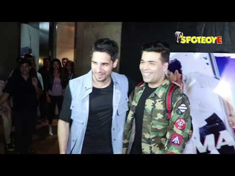 Sidharth Malhotra, Sonakshi Sinha, Karan Johar, Aditya at the Special Screening of A Gentleman |