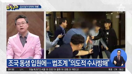 조국 가족, 잇따라 ‘와병’…동생, 구속심사날 수술