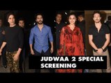 Akshay Kumar,Alia Bhatt, Tiger Shroff, Sonakshi Sinha at the Screening of Judwaa 2 | SpotboyE