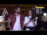 Shubh Mangal Saavdhan: Ayushmann Khurrana and Bhumi Pednekar serve tea and biscuits at a theatre