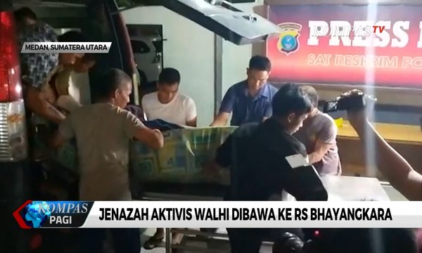 Sempat Hilang, Jenazah Aktivis Walhi Golfrid Siregar Dibawa ke RS Bhayangkara