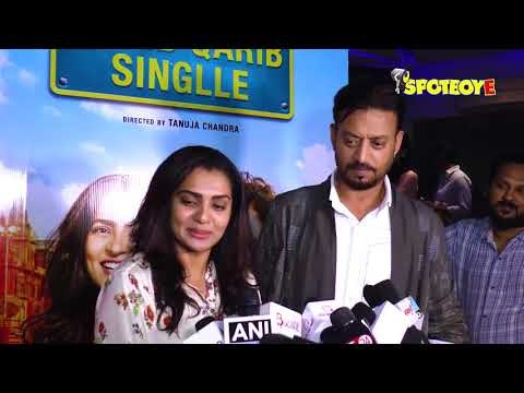 Irrfan Khan and Parvathy at the Special Screening of Qarib Qarib Singlle | SpotboyE