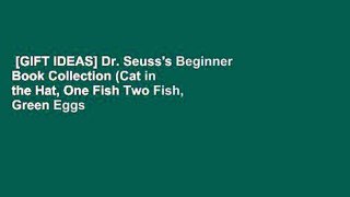 [GIFT IDEAS] Dr. Seuss's Beginner Book Collection (Cat in the Hat, One Fish Two Fish, Green Eggs