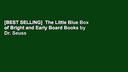 [BEST SELLING]  The Little Blue Box of Bright and Early Board Books by Dr. Seuss