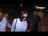 SPOTTED- Deepika Padukone Leaving for London | SpotboyE
