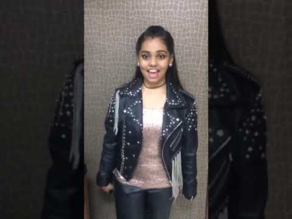 Shanmukhapriya M at the Sa Re Ga Ma Pa Lil Champs | SpotboyE